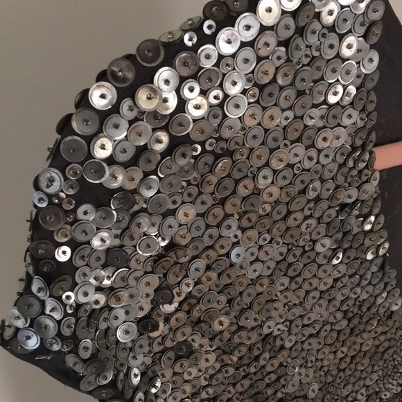 ASO Blair Waldorf Gossip Girl Valentino Sequin Silk Dress US 8 - Picture 8 of 12